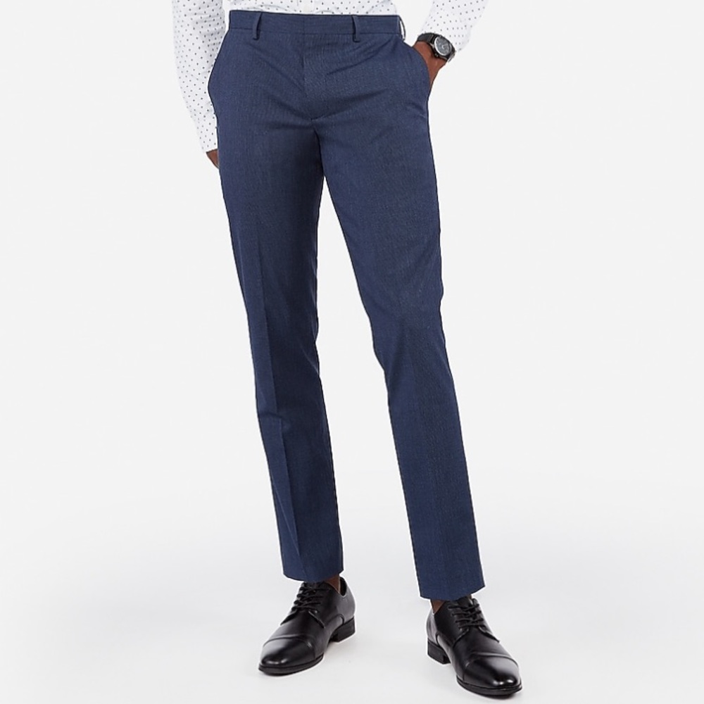 NWT! Express Men’s Navy Slim Stretch Dress Pant